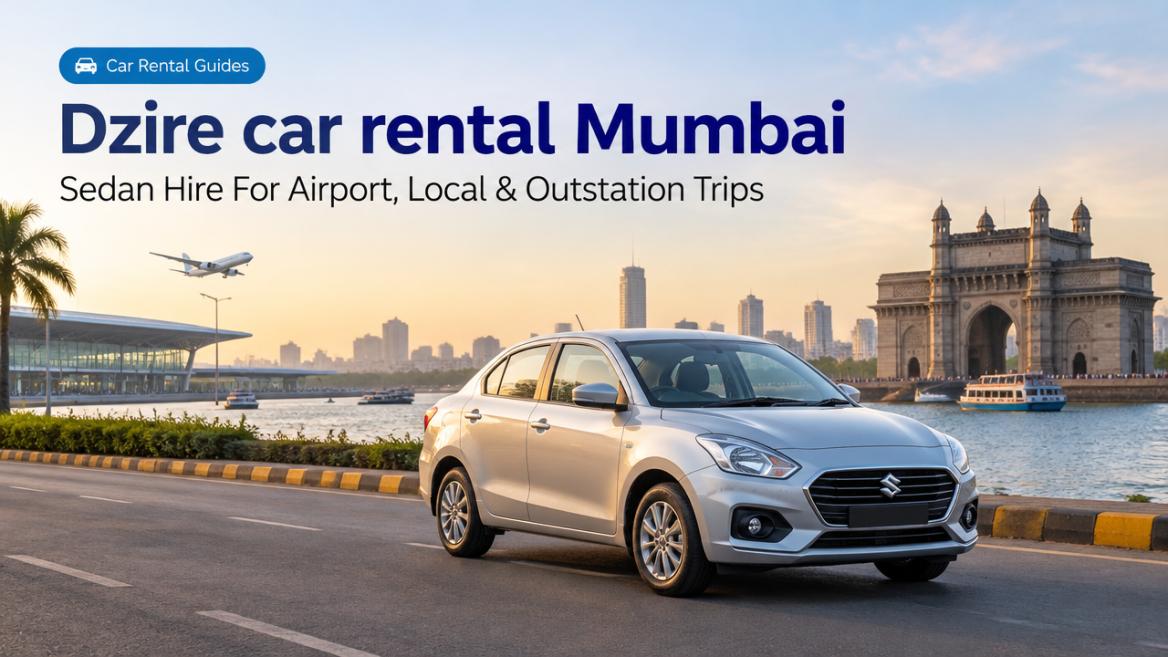 Dzire car rental Mumbai featured poster